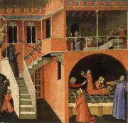 Ambrogio Lorenzetti Miracles of St.Nicholas oil